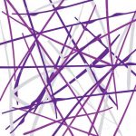 Geometric Background with Purple Lines